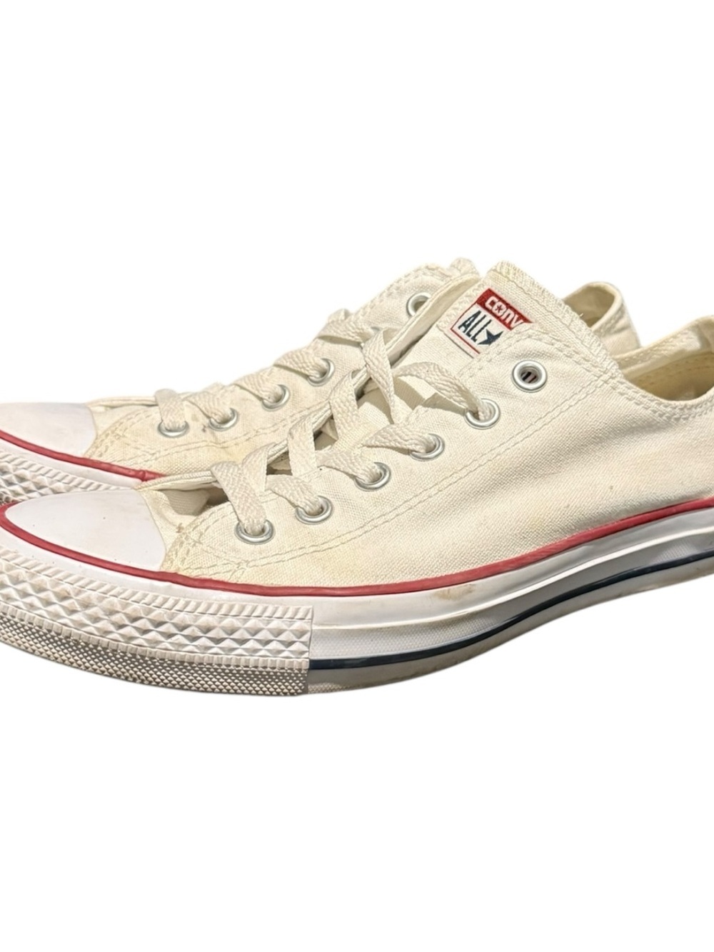 Converse Chuck Taylor All Star Low Women's Size 9 White Athletic Shoes Sneakers